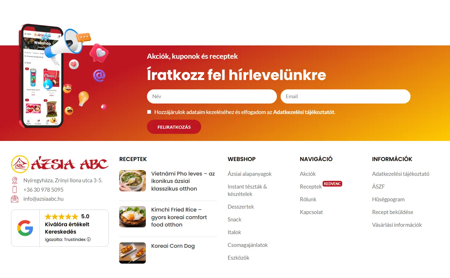 Ázsia ABC weboldal vizuál 3